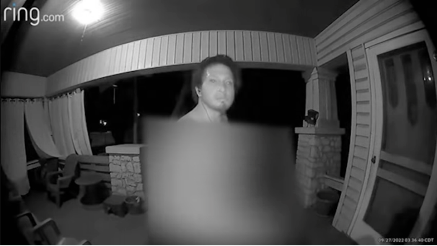 Naked Man Caught On Camera Performing Lewd Act On Texas Porch | iHeart