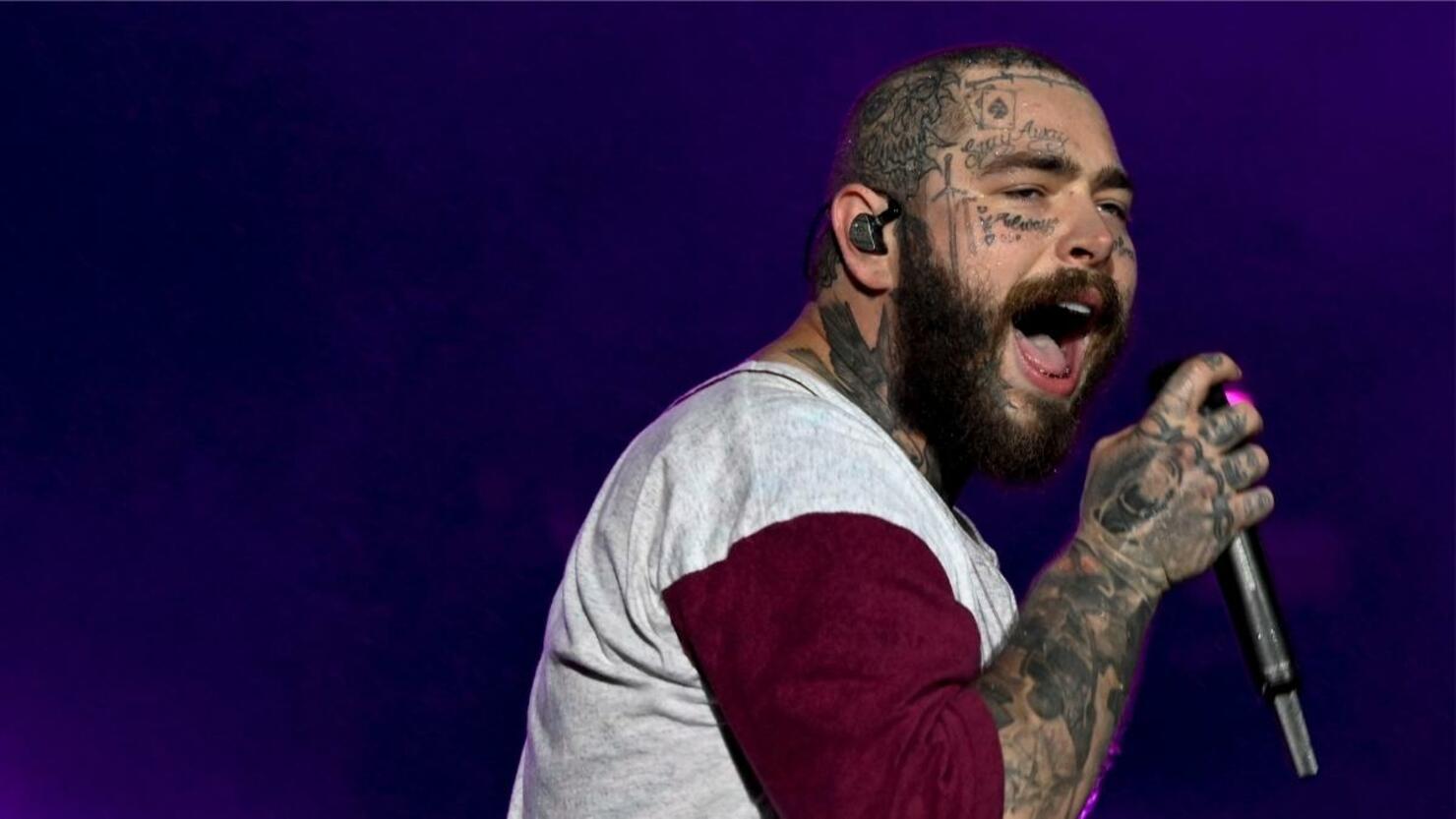Post Malone Injured Again After Taking Another Fall On Stage | iHeart