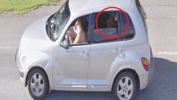 'Alien' Spotted Riding in Backseat of Car on Google Earth