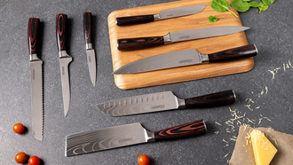 This Japanese-Style Knife Set Is A Cut Above The Rest 