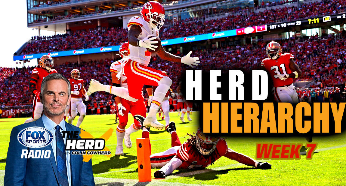 Herd Hierarchy: Colin Cowherd Ranks The Top 10 NFL Teams After Week 7 ...