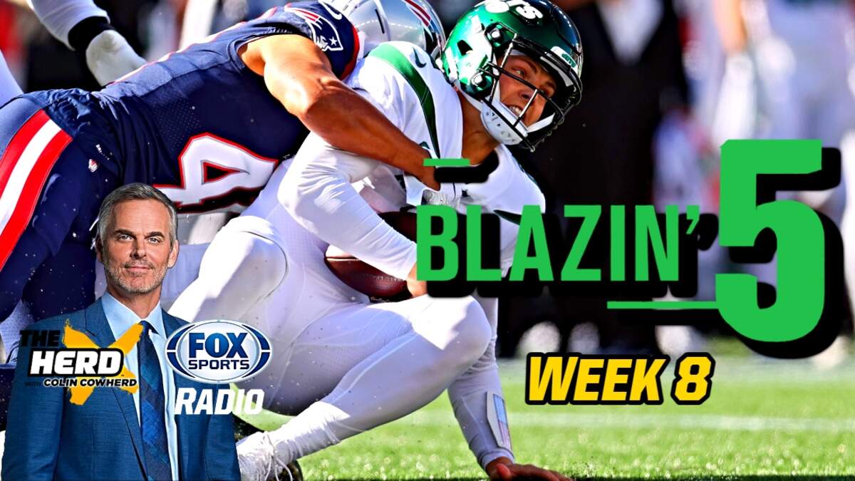 Colin Cowherd's Week 2 Blazing 5 (2021) - Slackie Brown Sports