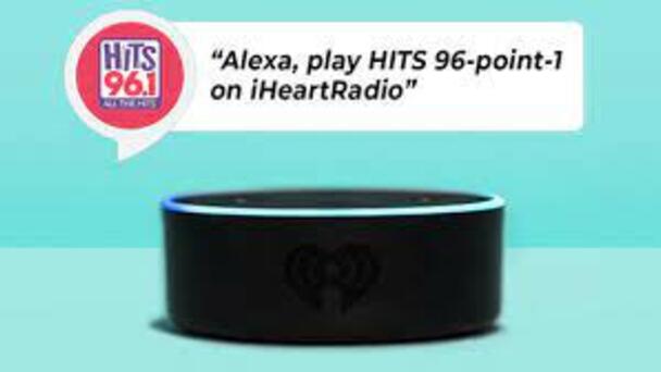 Tell Your Smart Device to "Play HITS 96-Point-1 on iHeartRadio"
