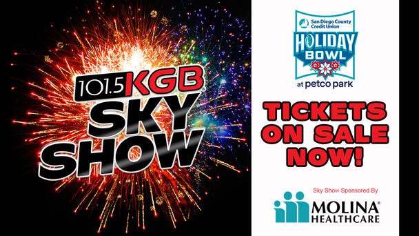 Get Your Tickets To KGB Sky Show at the SDCCU Holiday Bowl!