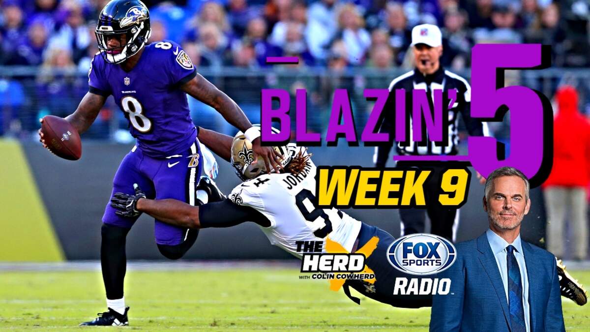 Agree/Disagree With Colin Cowherd's Blazing 5 Week 2 NFL Picks (2020) -  Slackie Brown Sports & Culture