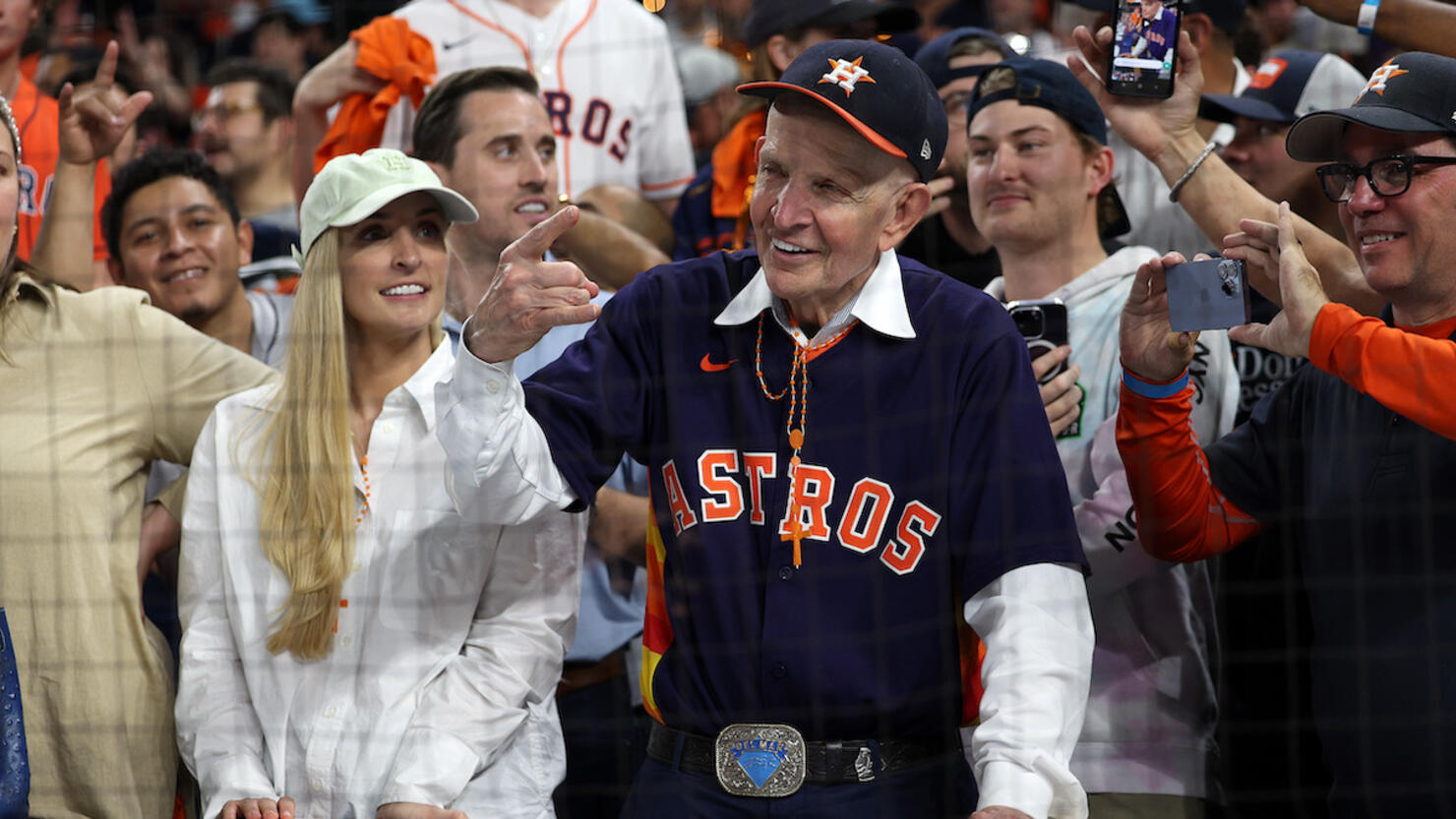 Jim 'Mattress Mack' McIngvale says first pitch at Astros game