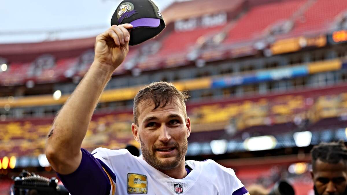 Kirk Cousins has every reason to be shirtless and dancing 