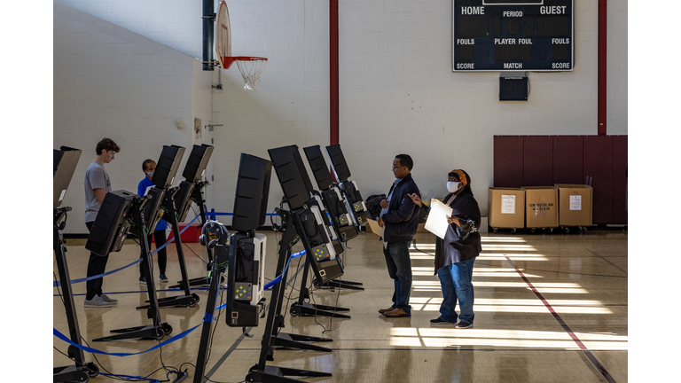 Americans Head To The Polls To Vote In The 2022 Midterm Elections