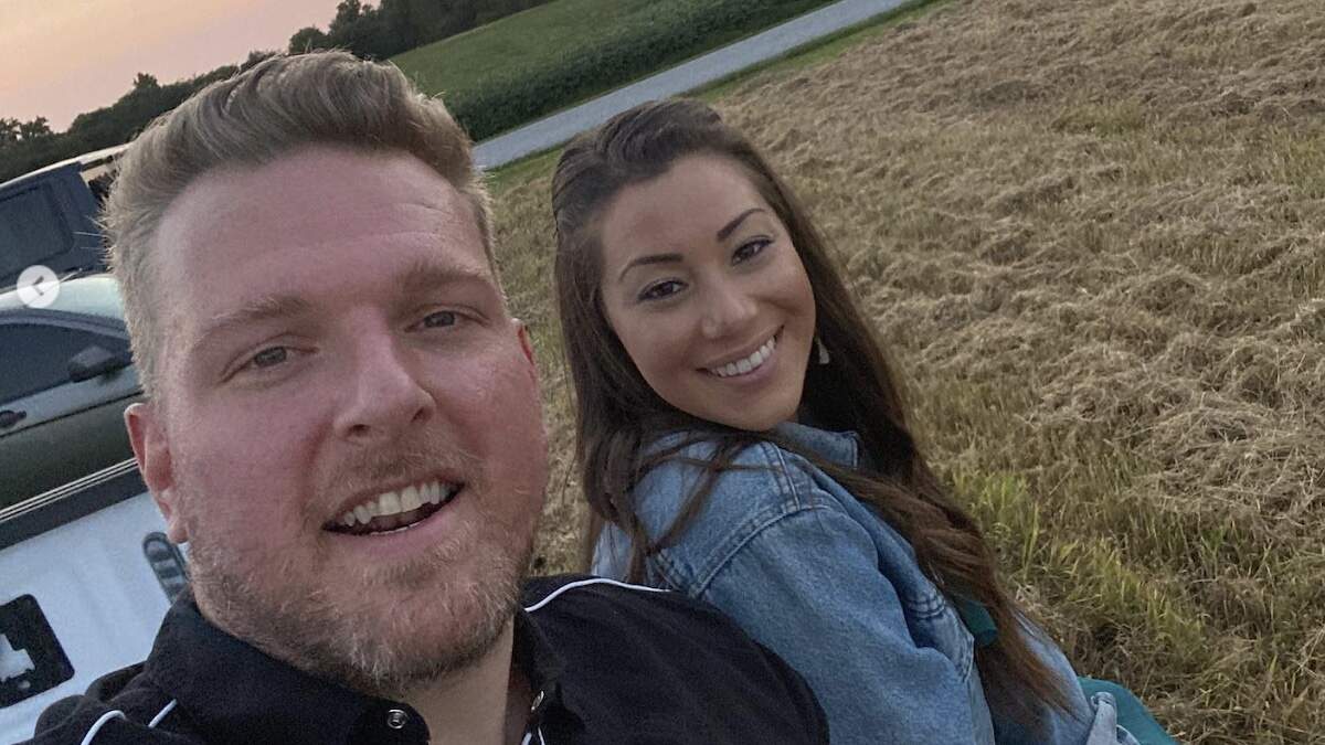 Who is WWE commentator Pat McAfee's wife?