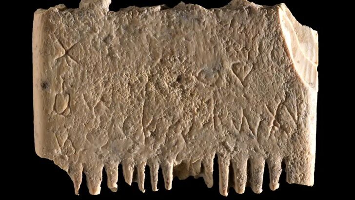 Oldest Written Sentence in First Alphabet Discovered Inscribed on Ancient Comb