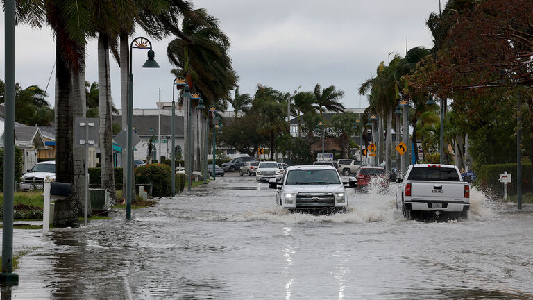 Tropical Storm Nicole Bears Down On Florida's Atlantic Coast