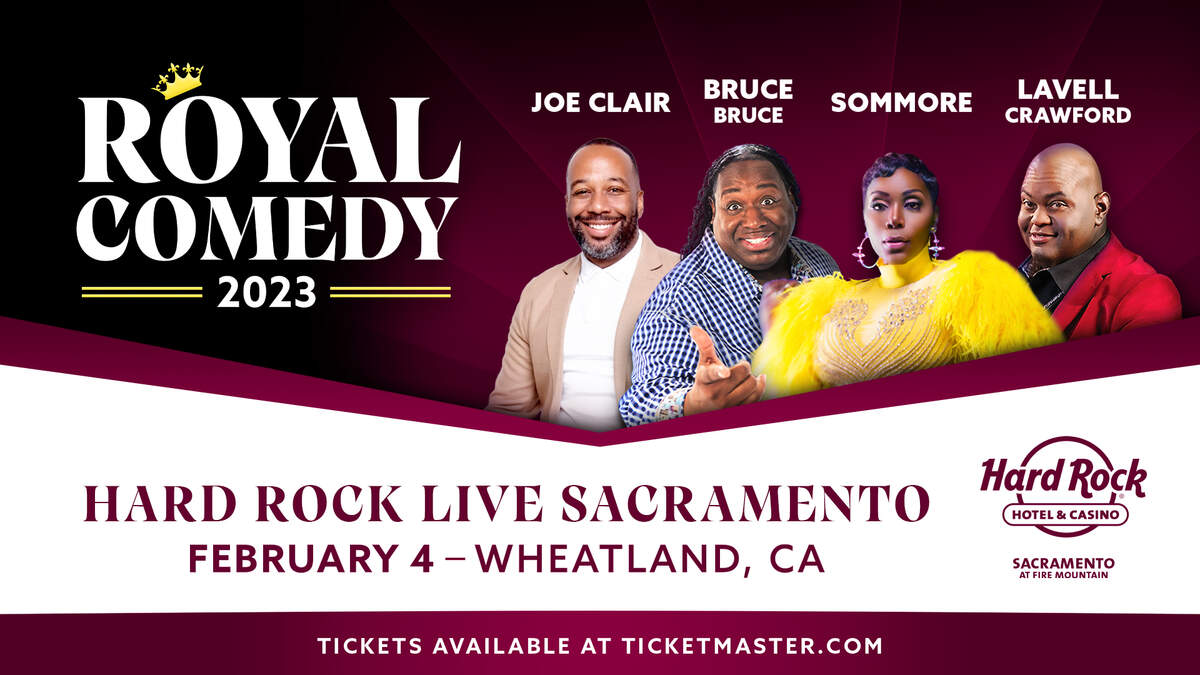 The Royal Comedy 2023 Tour Sommore, Bruce Bruce, Lavell Crawford,Joe