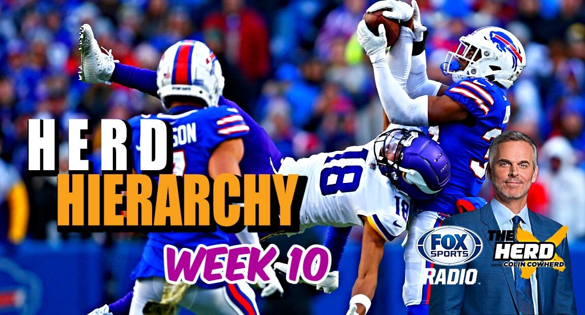 Herd Hierarchy: Colin Cowherd Ranks The Top 10 NFL Teams After Week 10 ...