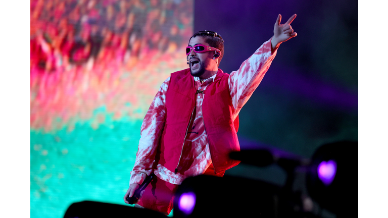 Tiffany & Co. - Bad Bunny accepts his award for Best Música Urbana Album at  the 65th Annual Grammy Awards® wearing a Tiffany Victoria® diamond necklace,  a Tiffany Lock bracelet and diamond