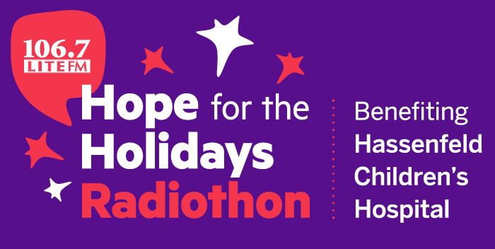 Listen And Us Today For LITE FM's Hope for the Holidays Radiothon! | Lite FM
