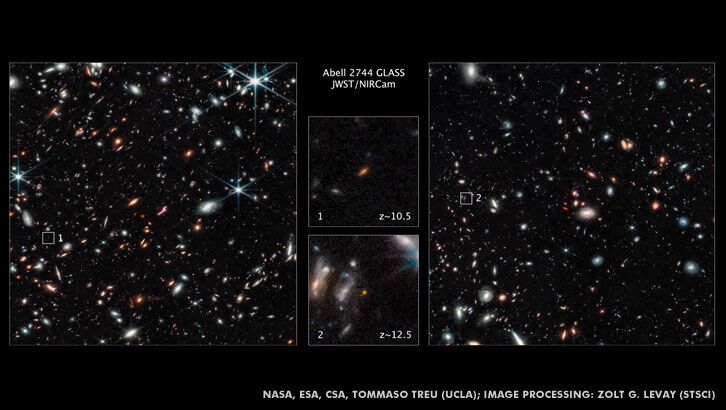 James Webb Telescope Captures Early Galaxies 