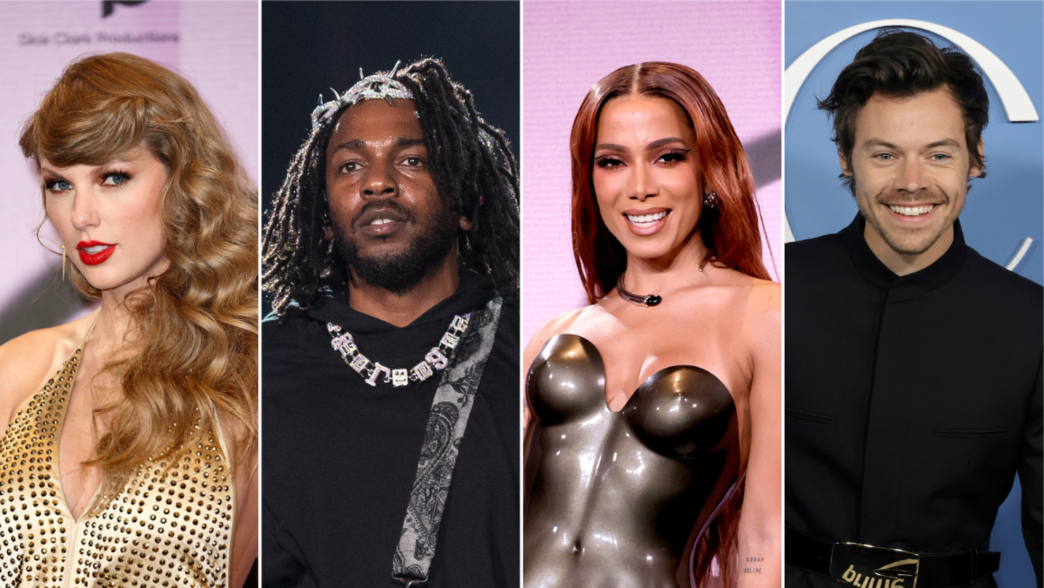 Taylor Swift, Kendrick Lamar, Anitta, Harry Styles