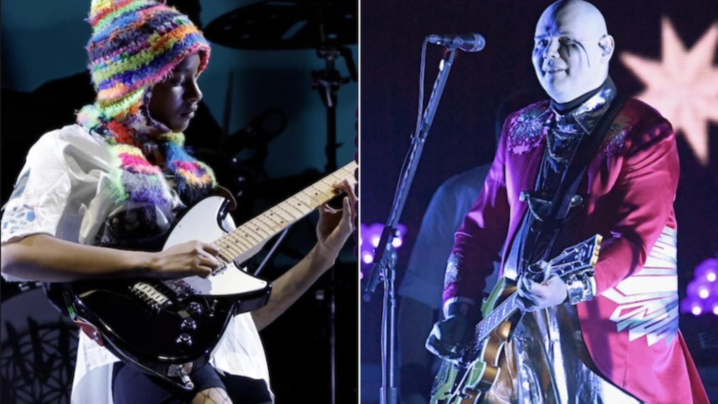 Smashing Pumpkins and Willow Smith Play Cherub Rock: Watch