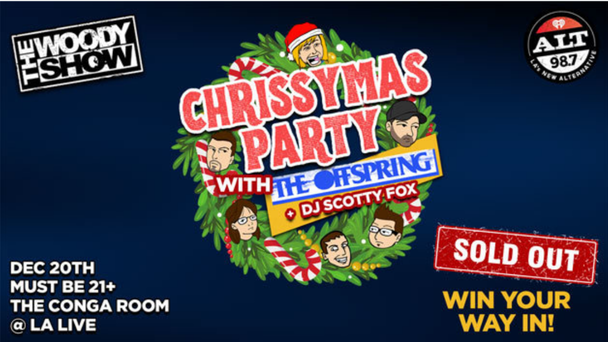 Win Your Way Into The Woody Show Chrissymas Party!