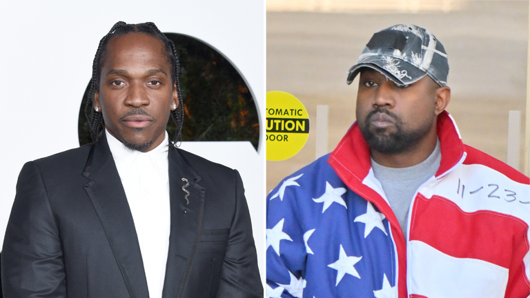 Pusha T and Kanye West