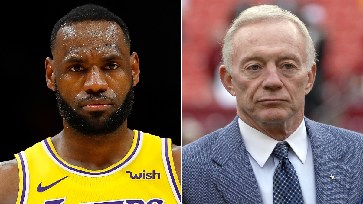 LeBron James Questions Differing Backlash Against Cowboys Owner Jerry Jones  And Kyrie Irving