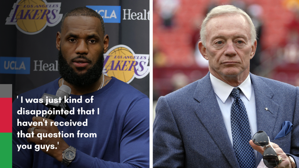 LeBron James Calls Out Media For Not Asking About Jerry Jones Controversy