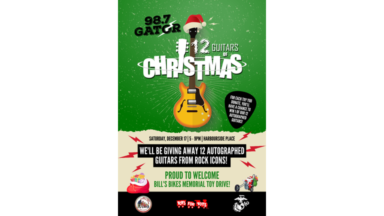 WKGR-FM 12 Guitars of Christmas Flyer