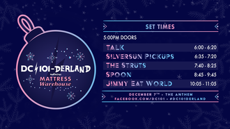 DC101-derland set times have been released! Check them out here.