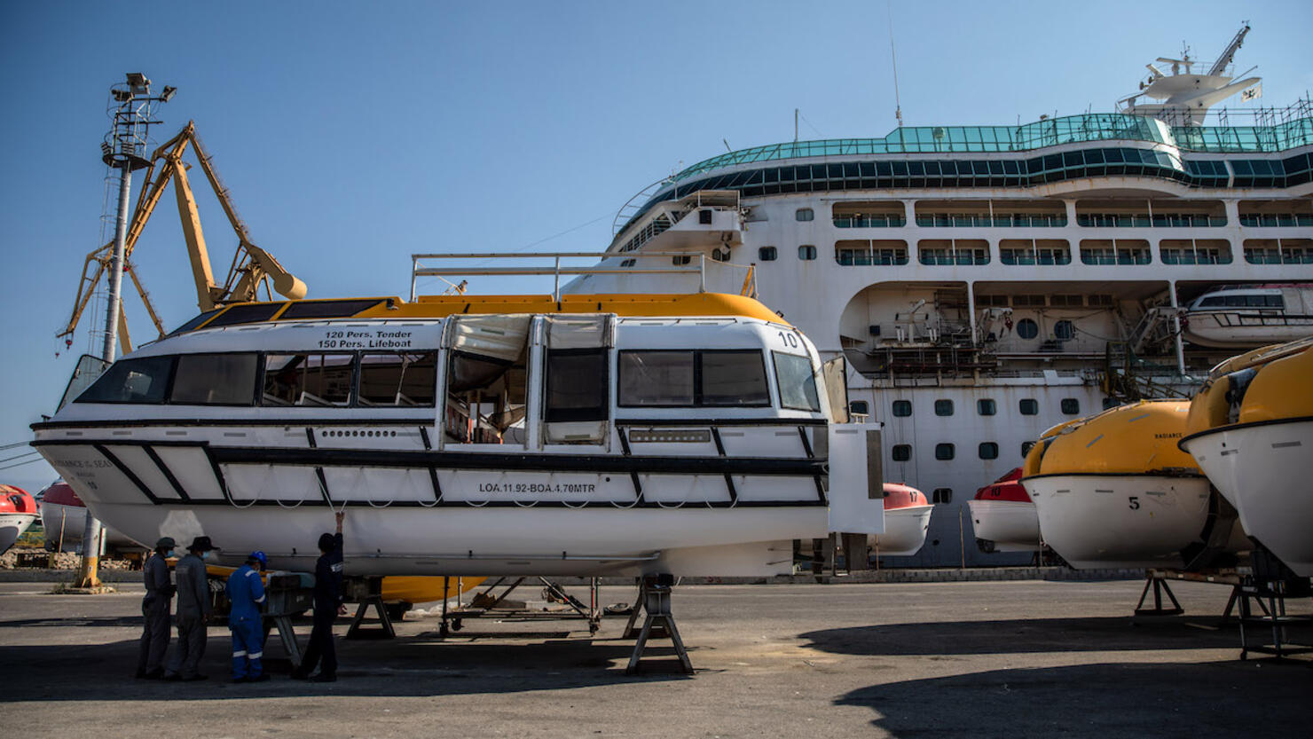 Cruise Ship Servicing at Navantia SA Shipyard