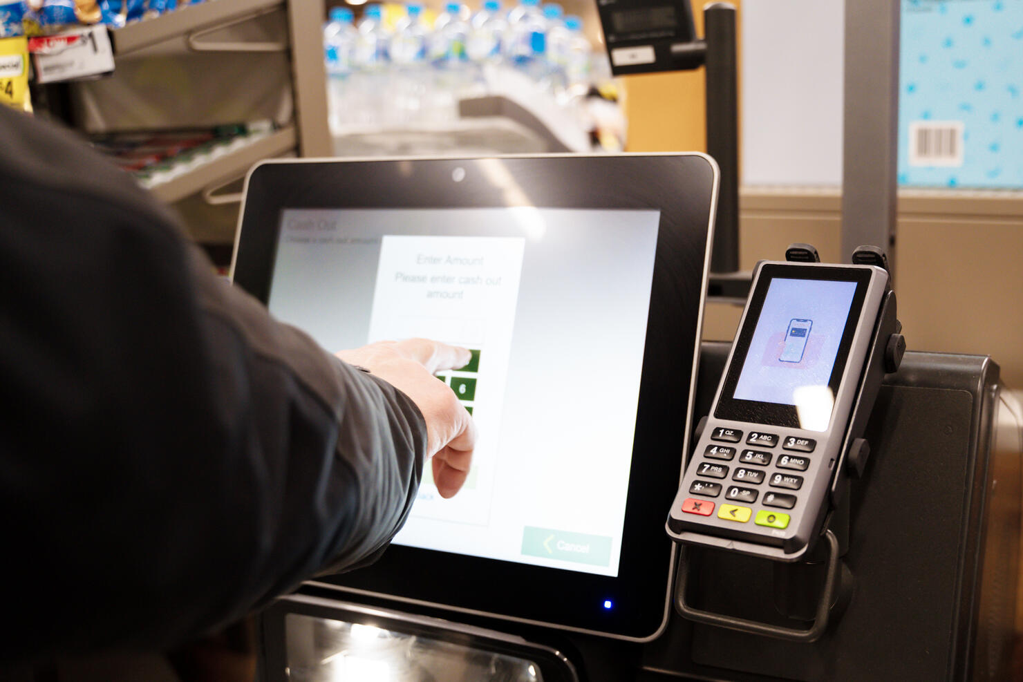 Eftpos Machine at Self Checkout
