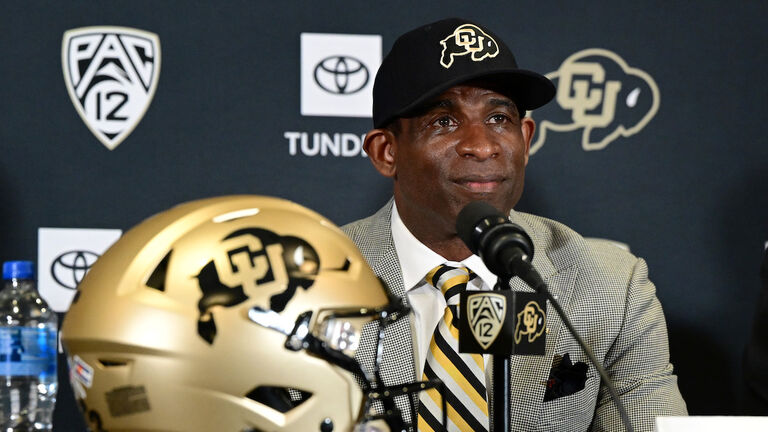 Deion Coach Prime Sanders named head football coach at University of Colorado, Boulder.