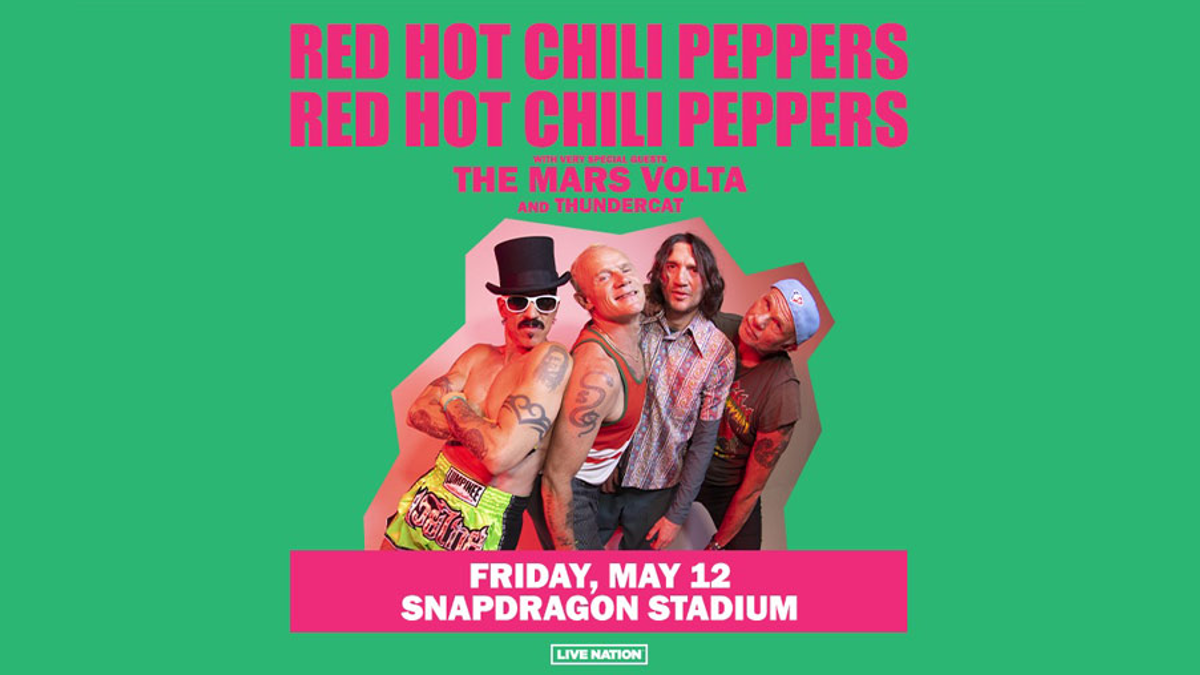 Red Hot Chili Peppers at Snapdragon Stadium in 2023 | San Diego ...