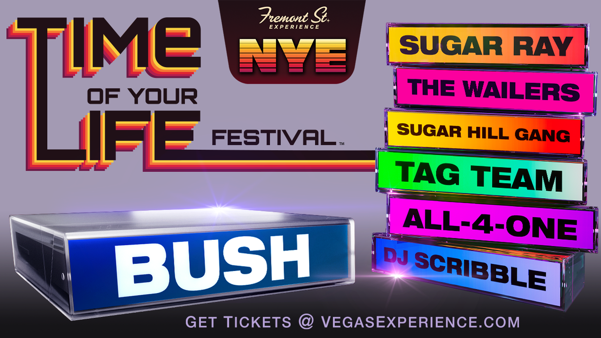 Recap: Fremont Street Experience NYE Time of Your Life Festival