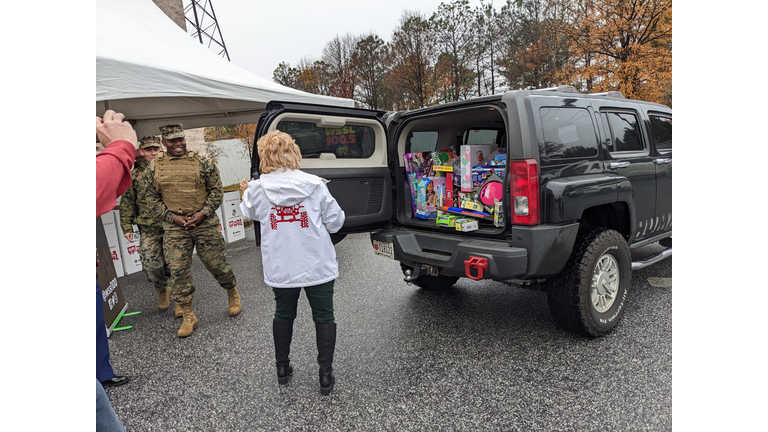 Ellis and Bradley's Stuff the Truck for Toys for Tots 2022