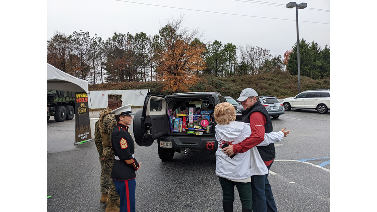 Ellis and Bradley's Stuff the Truck for Toys for Tots 2022