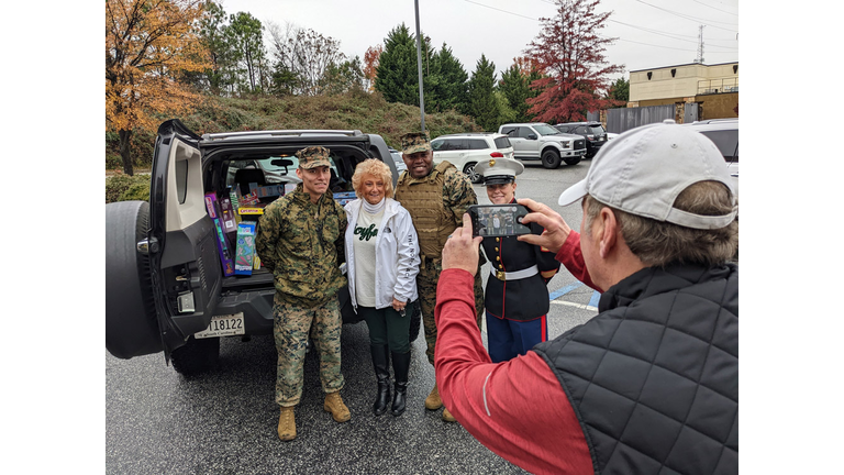 Ellis and Bradley's Stuff the Truck for Toys for Tots 2022