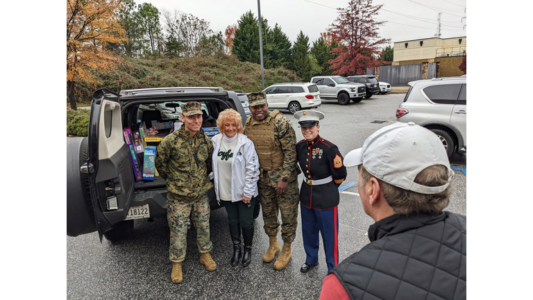 Ellis and Bradley's Stuff the Truck for Toys for Tots 2022