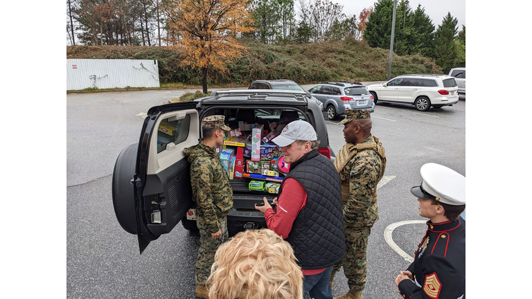 Ellis and Bradley's Stuff the Truck for Toys for Tots 2022