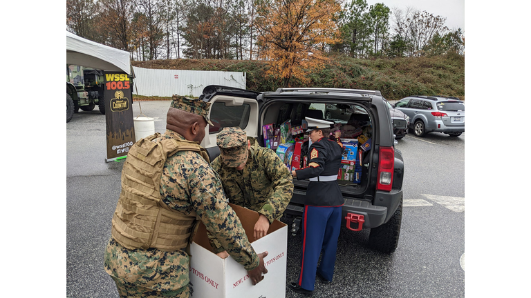 Ellis and Bradley's Stuff the Truck for Toys for Tots 2022