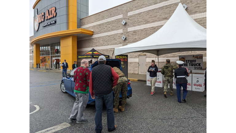 Ellis and Bradley's Stuff the Truck for Toys for Tots 2022