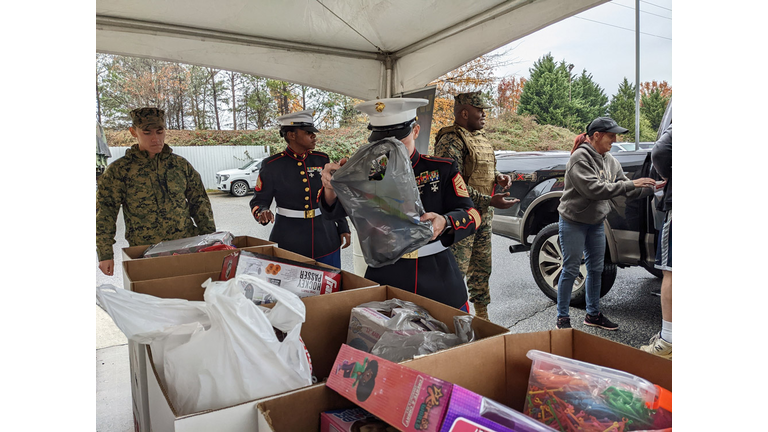 Ellis and Bradley's Stuff the Truck for Toys for Tots 2022