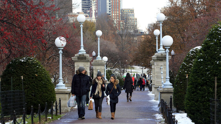 Lagoon Bridge in Public Garden