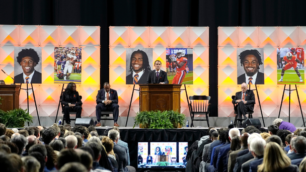 UVa Football Players Killed In Shooting Honored With Posthumous Degrees