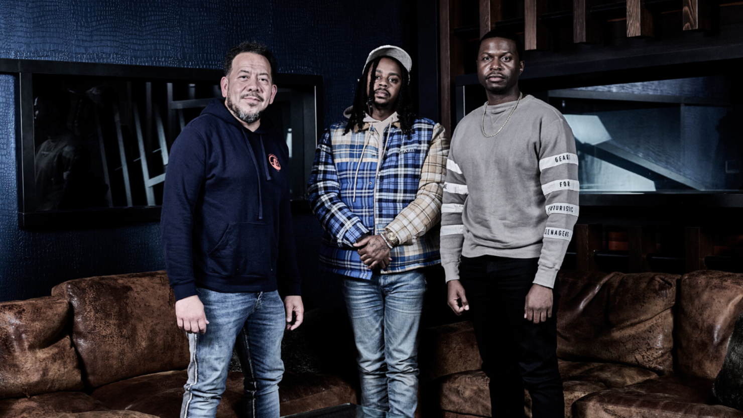 Elliott Wilson, Babyface Ray and Brian 'B. Dot' Miller