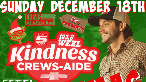 Easton Corbin Headlines FREE Kindness Crews-Aide Christmas Concert 