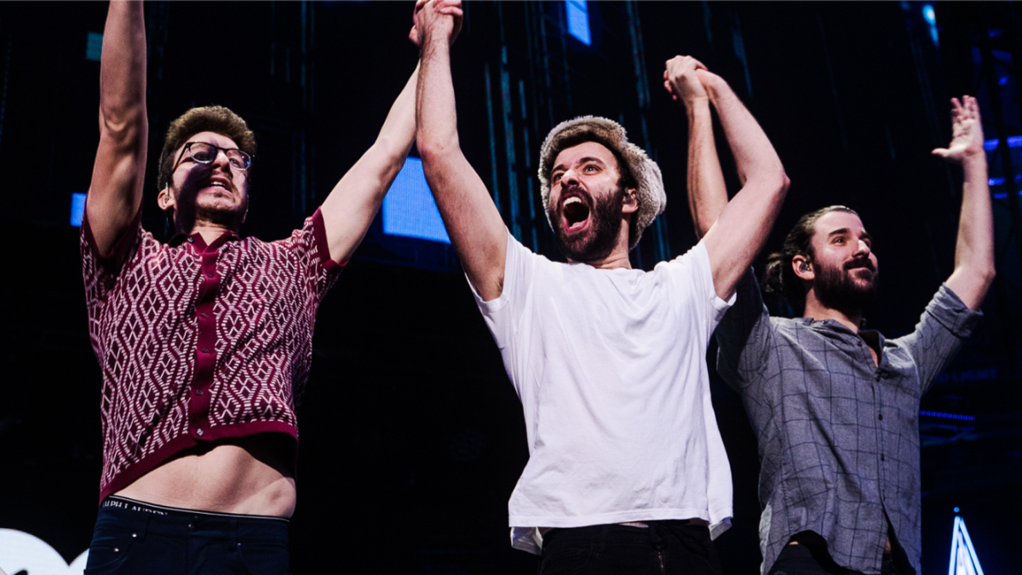 AJR Reveal Some Of Their Unexpected Inspirations During Epic Moment In NYC  | iHeart