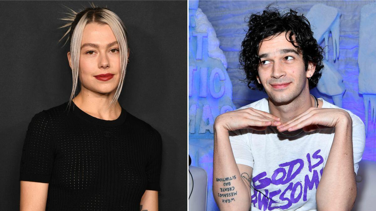 Matty Healy Shares Photo Of Him Kissing Phoebe Bridgers | iHeart