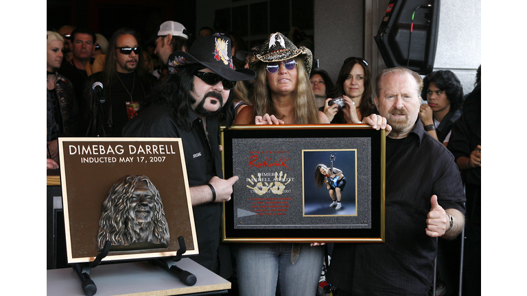 CA: Dimebag Darrell Abbott Inducted Into Hollywood's Rockwalk