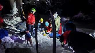 Skier Rescued After Being Carried Away, Partially Buried By Avalanche