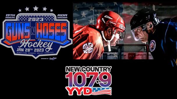 Join New Country 107.9 YYD for Roanoke's GUNS N HOSES Charity Hockey Game, Sat., Jan. 28 at Berglund Center!